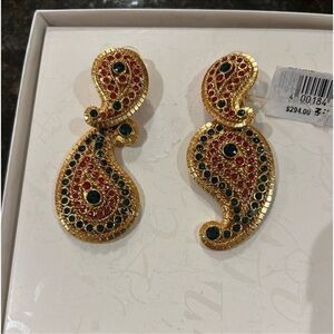 Women’s Oscar de la Renta rhinestone drop earrings